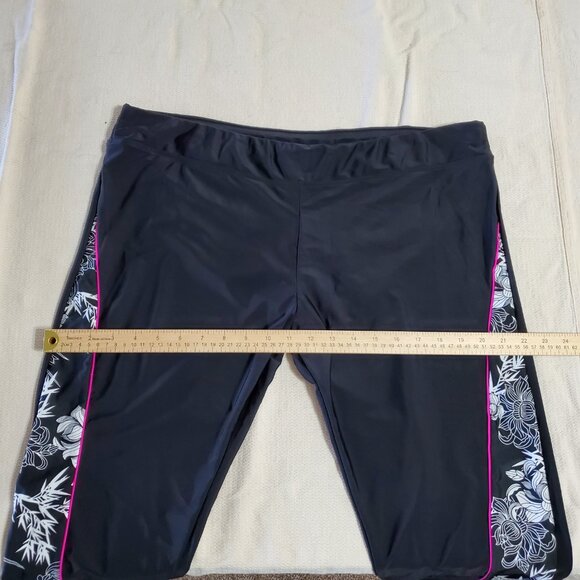 SWIMSUIT Legging Swimsuit Bottom Capri Workout Womens - Picture 5 of 9